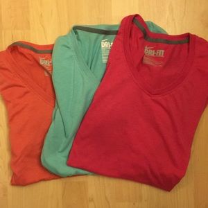Bundle of Nike loose fit dri-fit shirts